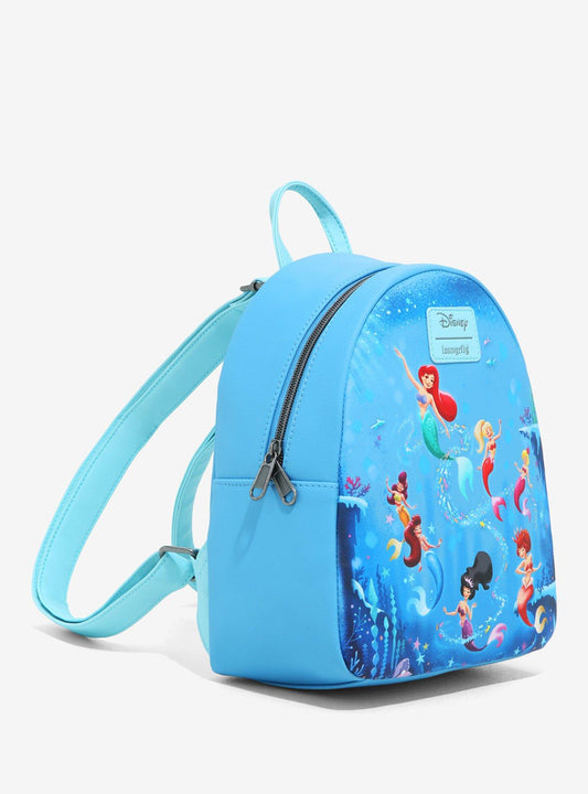 Little Mermaid Ariel & Sisters Atlantica Mini Backpack