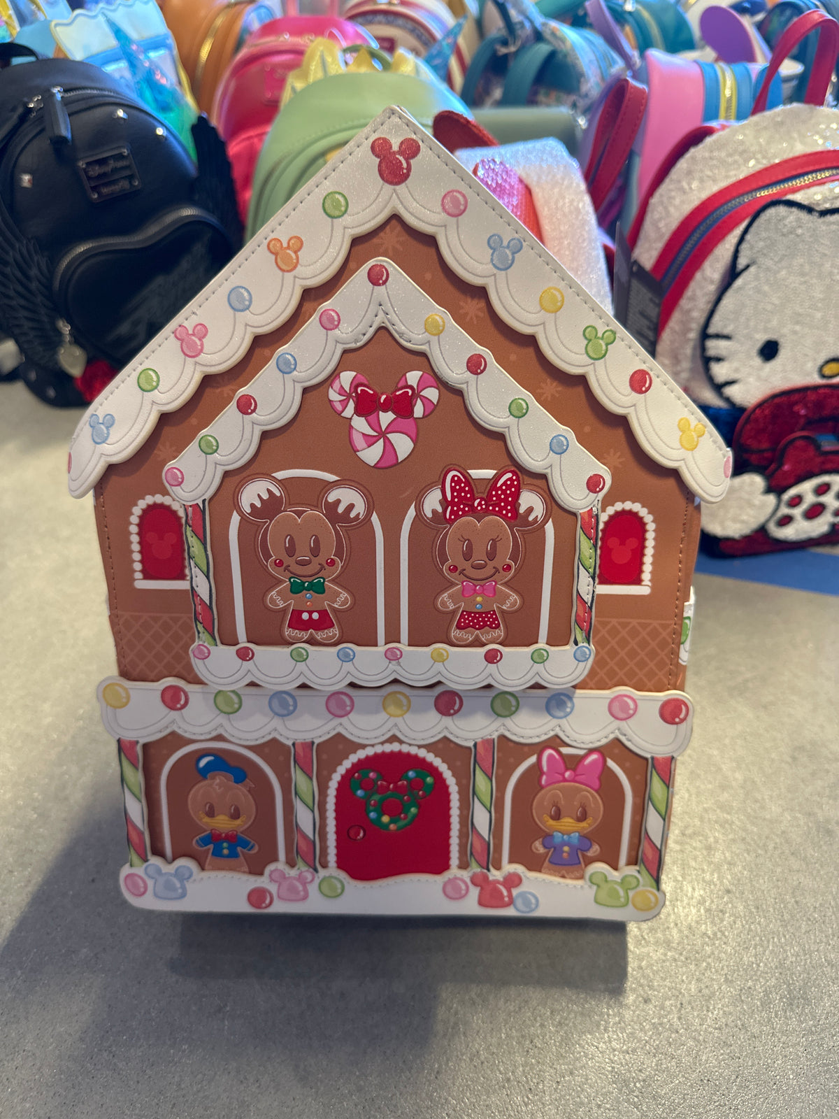 Mickey Mouse and Friends Gingerbread Holiday House Mini Backpack