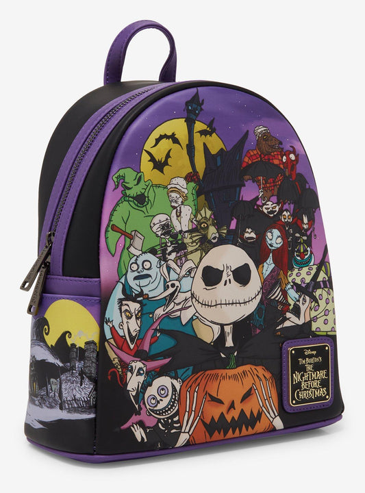 Nightmare Before Christmas Characters Group Portrait Mini Backpack