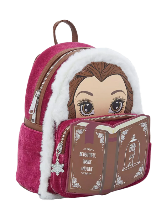 Beauty and the Beast Belle Winter Wear Storybook Mini Backpack - alternate view 2