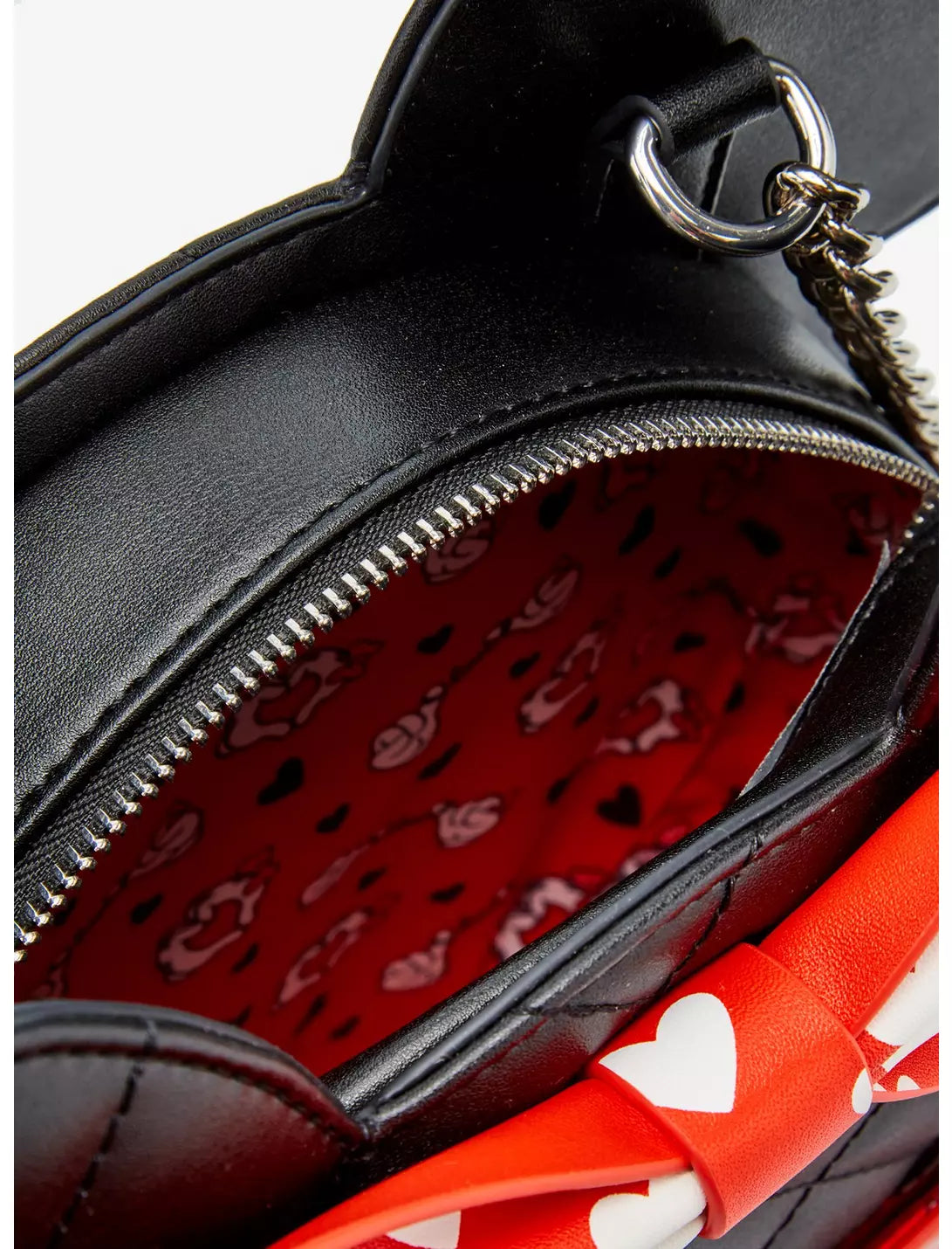 Mickey & Minnie Hearts Double Sided Crossbody Bag