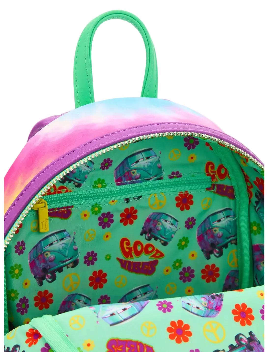 Cars Fillmore Tie-Dye Mini Backpack Exclusive Loungefly Disney Pixar