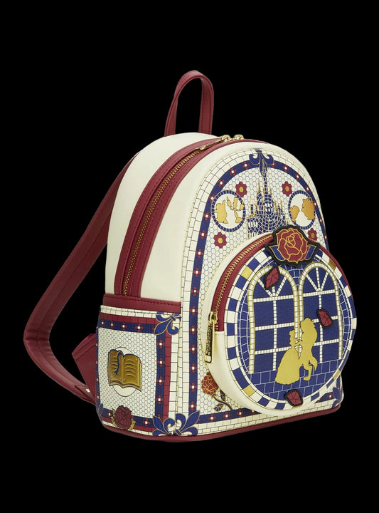 Beauty and the Beast Mosaic Mini Backpack