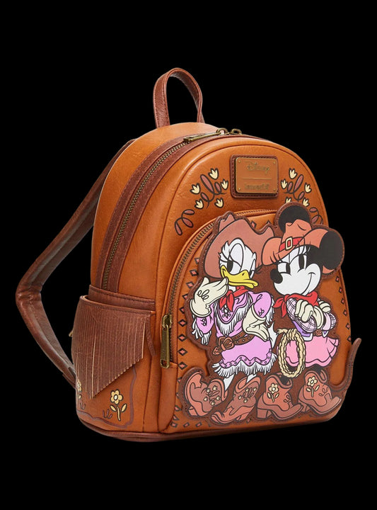 Minnie & Daisy Cowgirl Mini Backpack