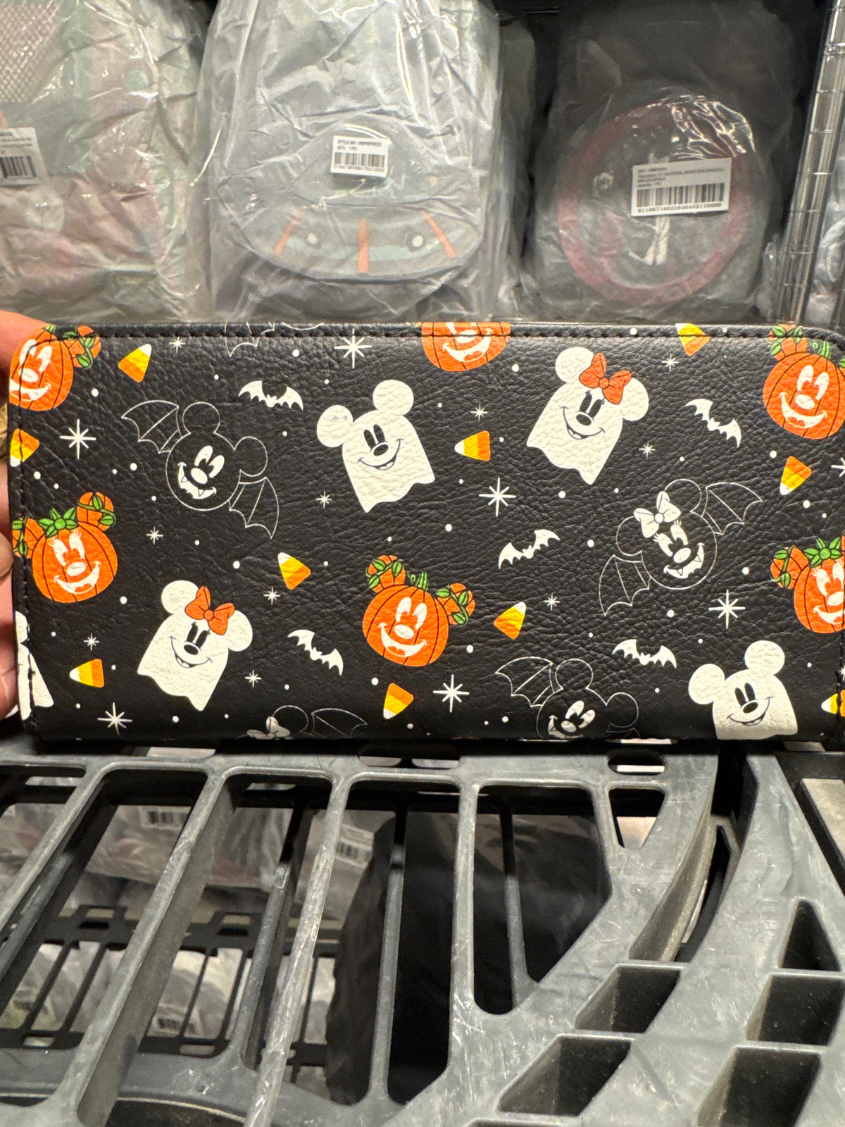 Mickey and Minnie Mouse Spooky Candy Corn Zip-Around Wallet - alternate view 5