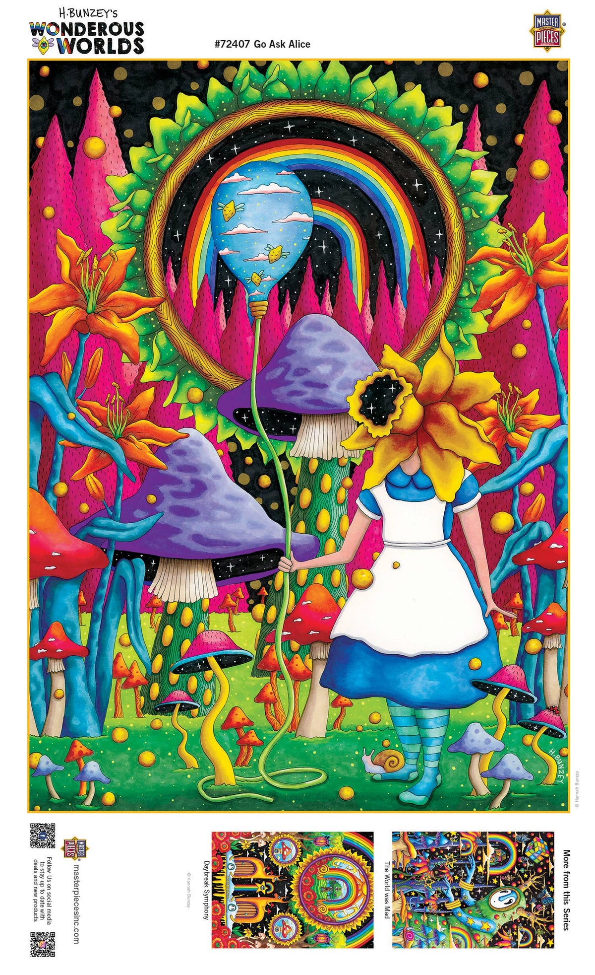 Wonderous Worlds - Go Ask Alice 1000 Piece Puzzle