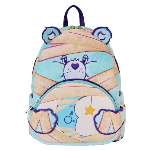Loungefly Carebears x Universal Monsters Bedtime Bear Mummy Mini Backpack