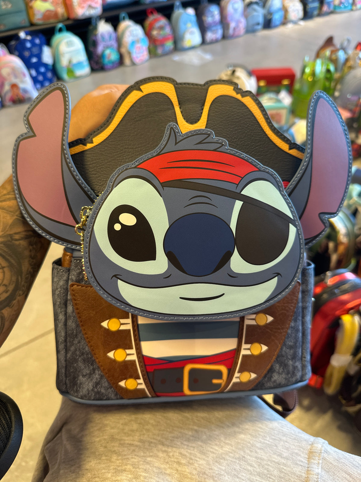 Lilo & Stitch Pirate Stitch Figural Mini Backpack - Exclusive