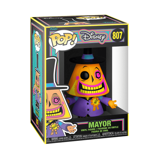 Nightmare Before Christmas Mayor Blacklight Vinyl Figure #807