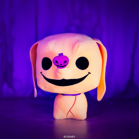 Nightmare Before Christmas Zero Blacklight Plush