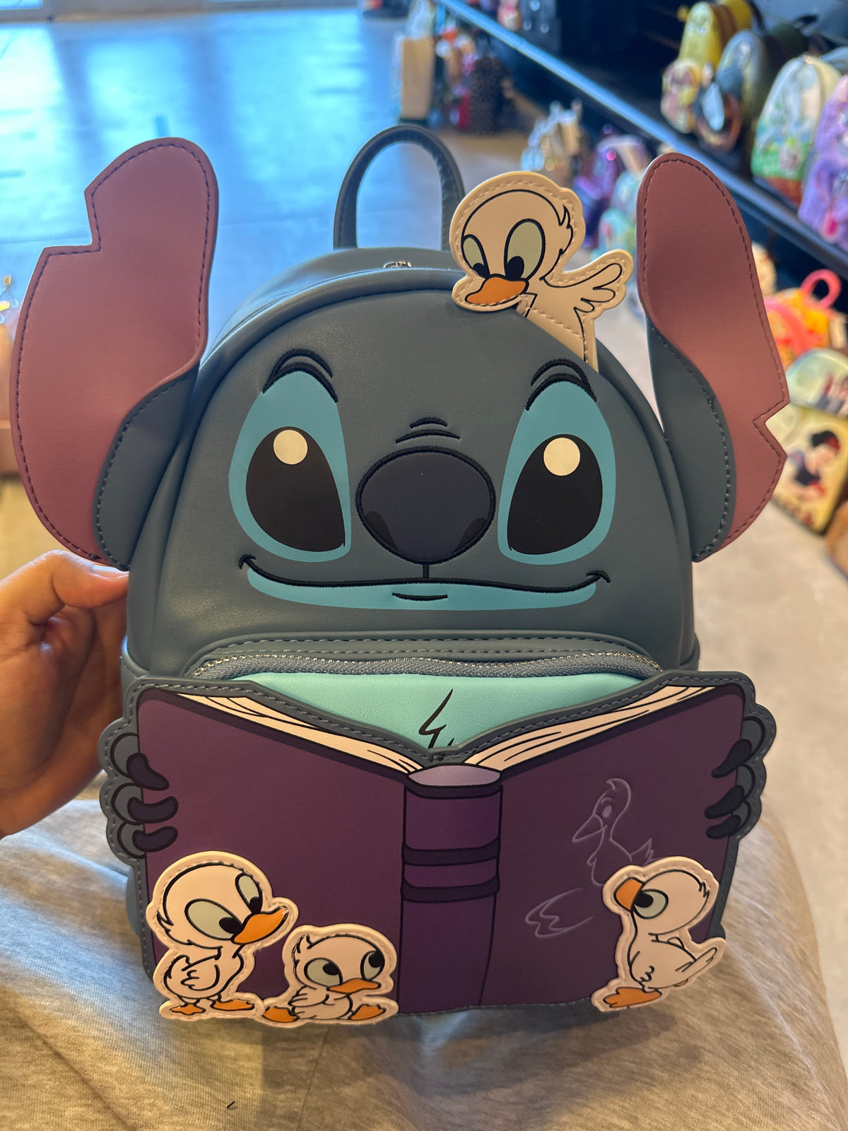 Lilo & Stitch Story Time Stitch with Duckies Mini Backpack