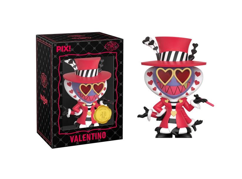 PIX! Hazbin Hotel Vox The Media Overlord Vinyl Figure | Limited Edition of 7,500