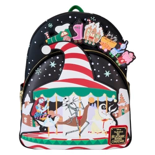Loungefly Disney NBC Journey To Christmas Town Mini Backpack