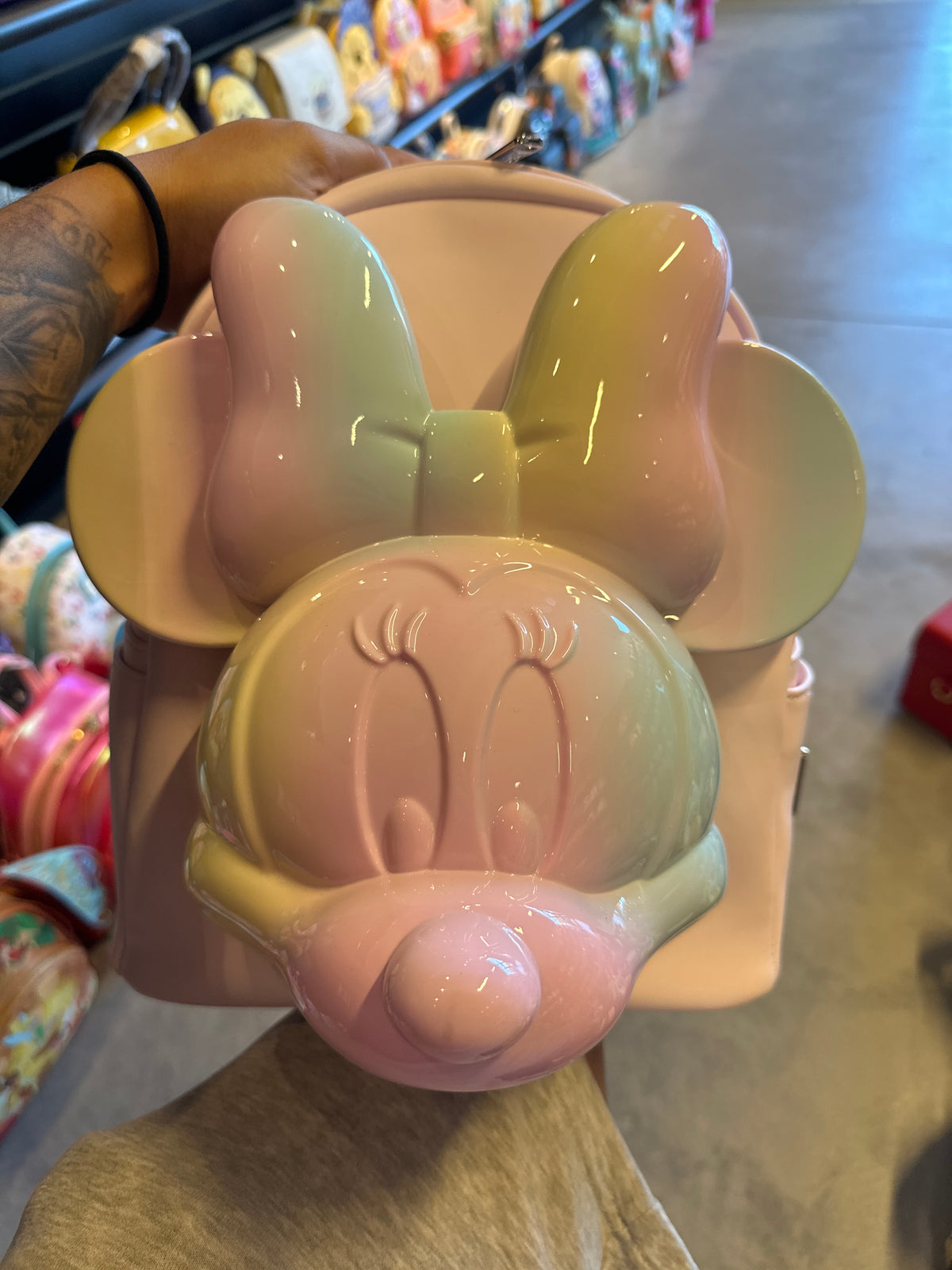 Minnie Mouse Pastel Tie-Dye Mini Backpack
