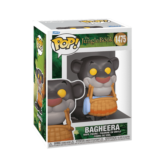 Jungle Book Bagheera with Basket Vinyl Figure