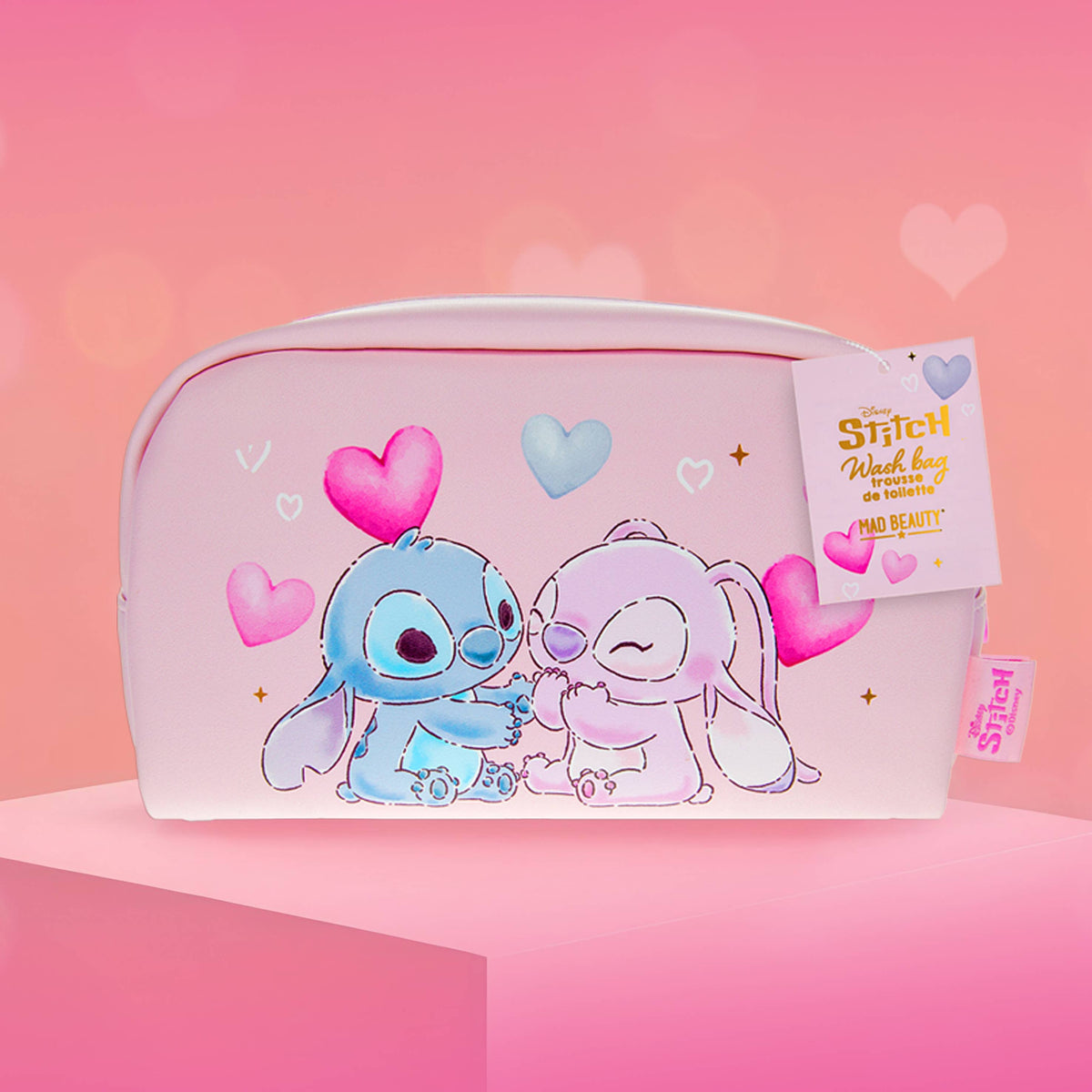 Mad Beauty Disney Stitch & Angel I Heart Stitch Cosmetics Wash Bag