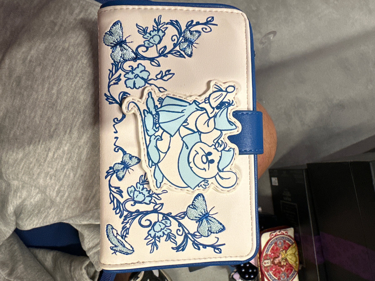 Cinderella Tonal Floral Jaq & Gus Wallet Exclusive