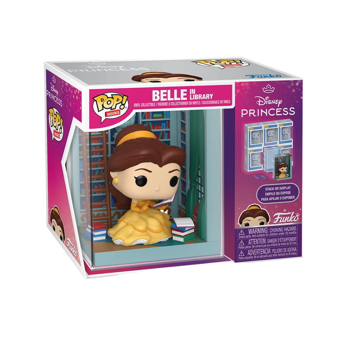 Beauty and the Beast Belle in Library Pop! Nooks Figure