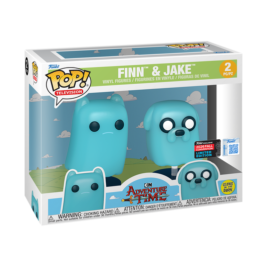 Finn and Jake Glow 2-Pack in box