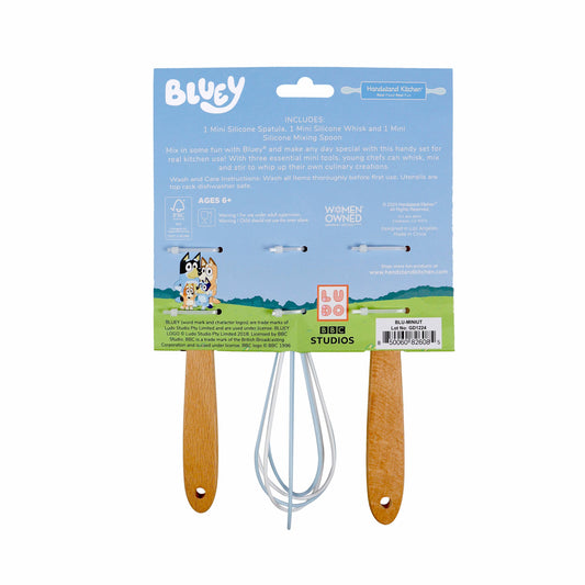 BLUEY™ Mini Utensil Set – 3pc Spatula, Whisk & Spoon - alternate view 2