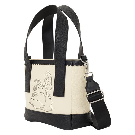 Alice in Wonderland Alice & Dinah Mini Tote Crossbody Bag - alternate view 2