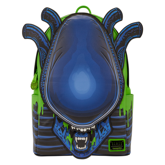 Alien Xenomorph Cosplay Glow-in-the-Dark Full-Size Backpack - alternate view 2