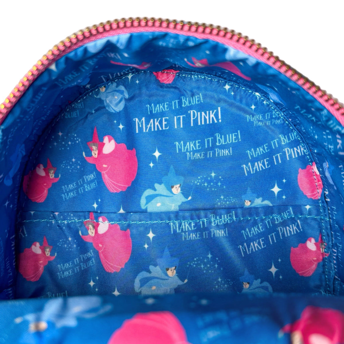 Sleeping Beauty Make It Pink Make It Blue Convertible Mini Backpack Exclusive Loungefly Disney