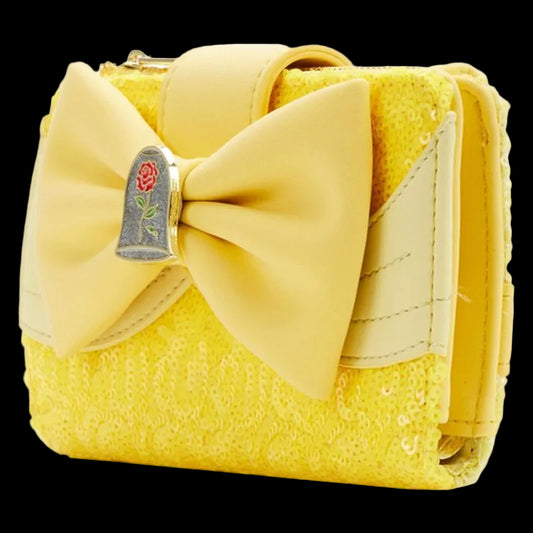 Beauty and the Beast Belle Sequin Series Cosplay Flap Wallet Exclusive