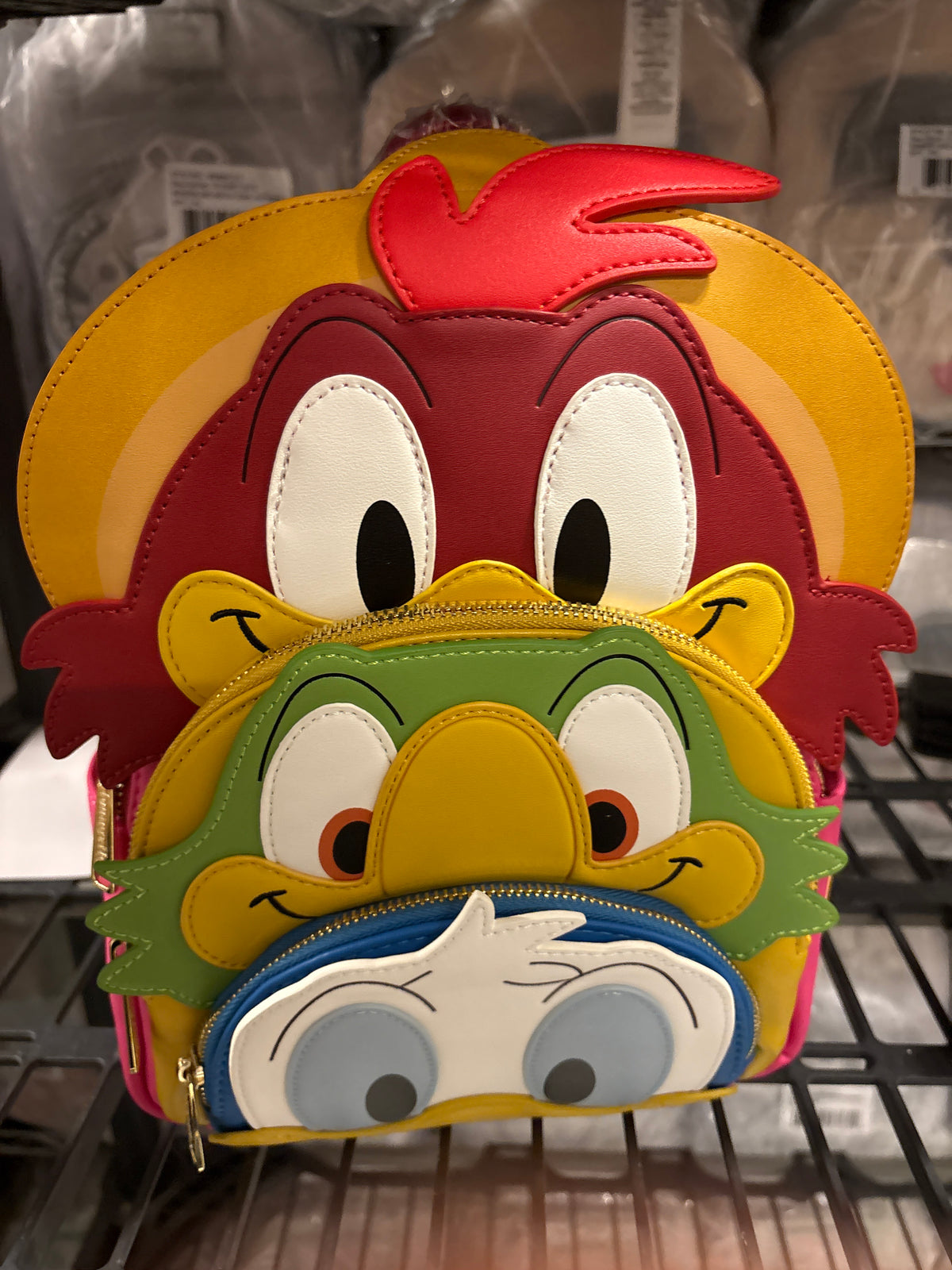 Three Caballeros Figural Mini Backpack