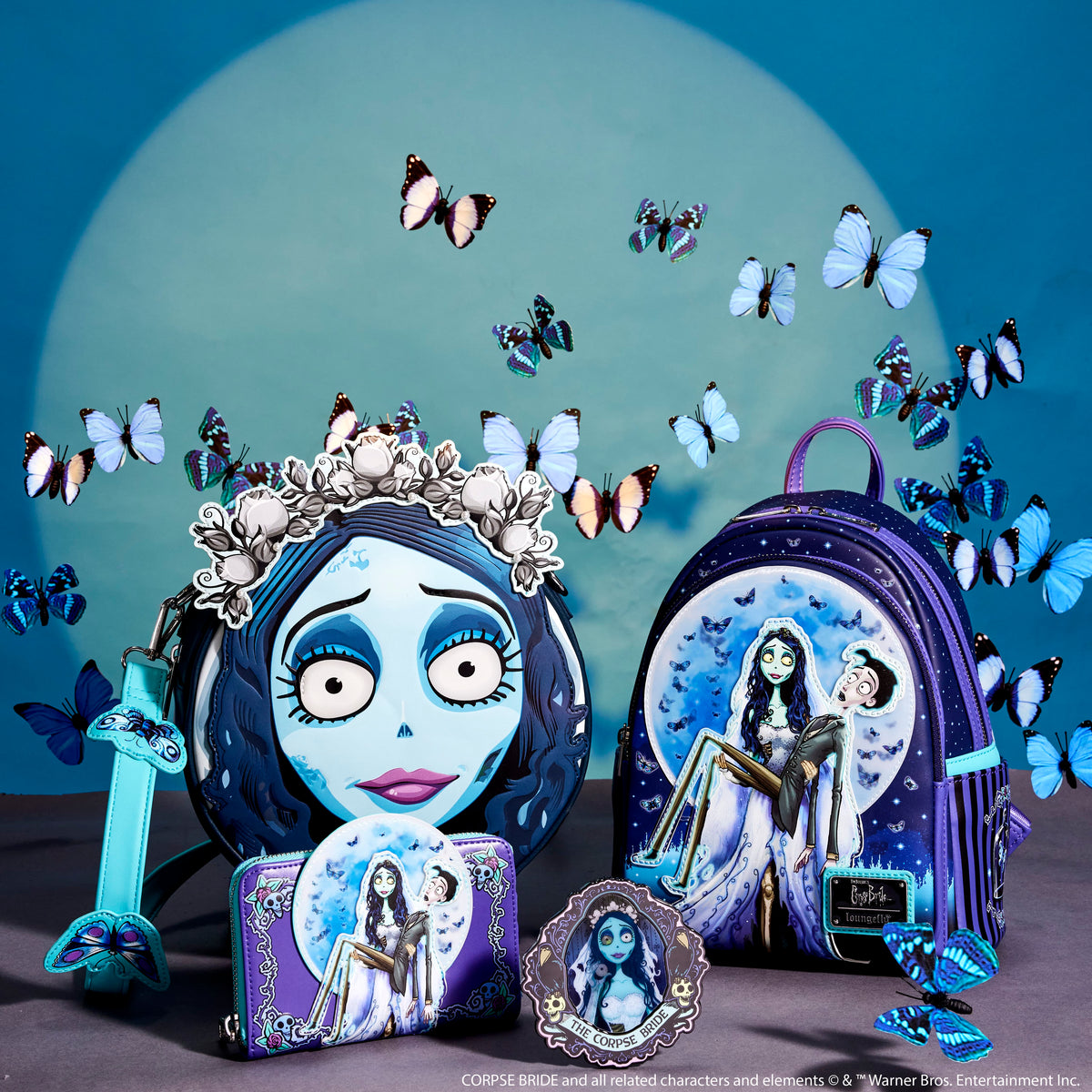 Corpse Bride Moon Lenticular Mini Backpack Loungefly Warner Bros.