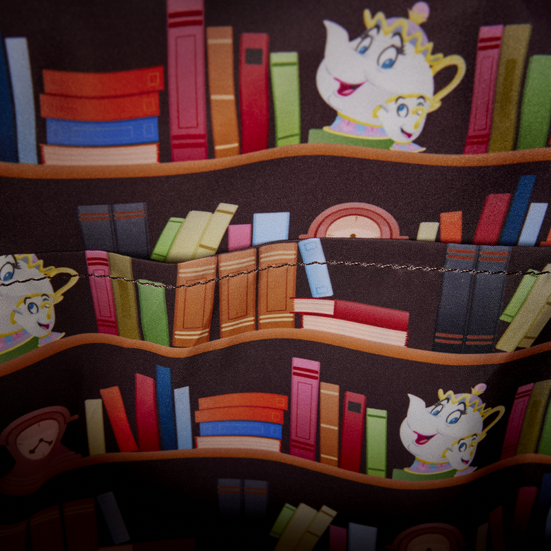 Beast Belle Book Shop D23 Exclusive Mini Backpack Loungefly Disney Beauty and the
