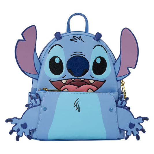 D23 Exclusive Lilo & Stitch Stitch 626 Cosplay Mini Backpack - alternate view 2