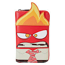 Loungefly Inside Out Anger Cosplay Wallet NWOT