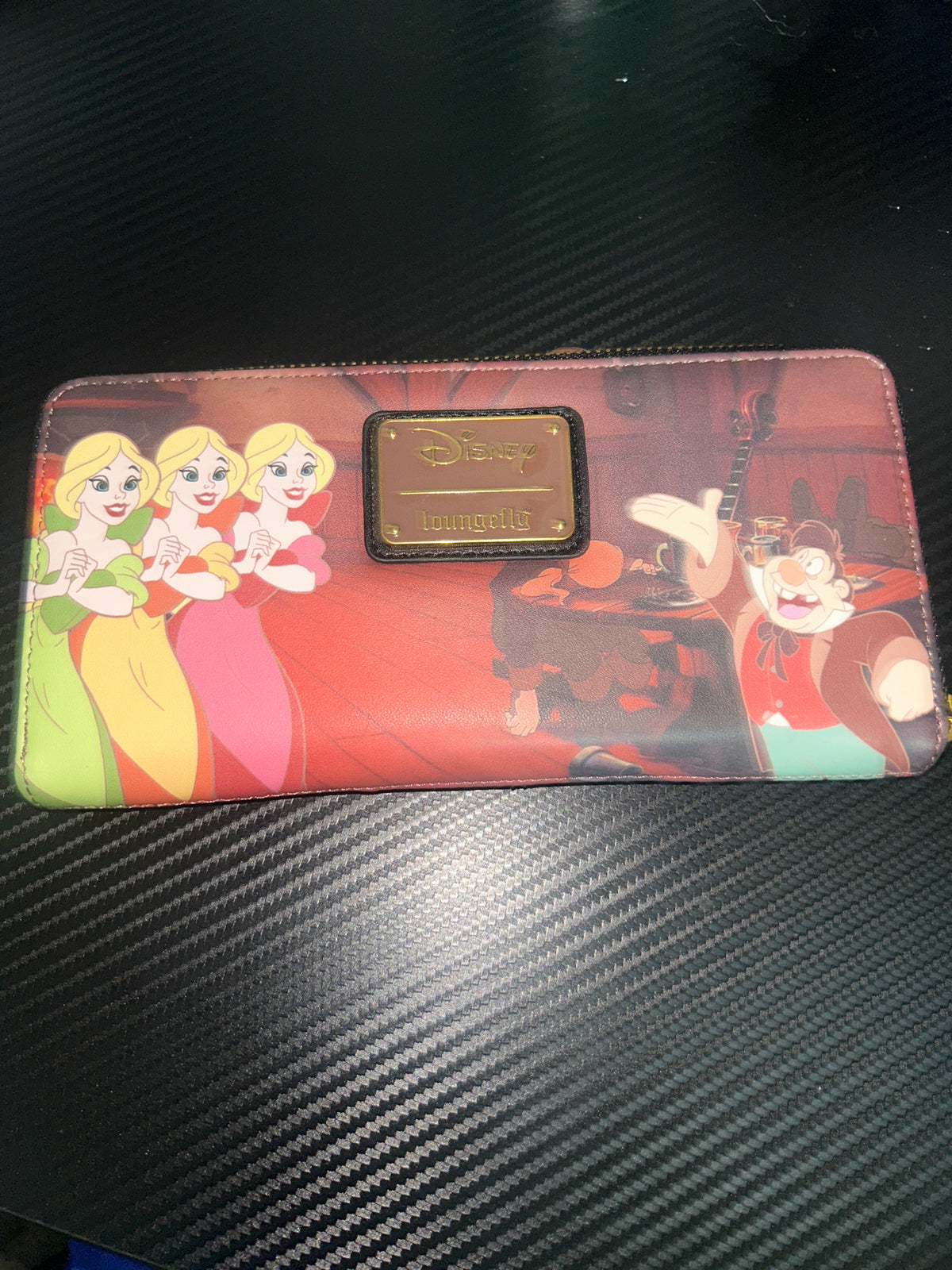 Beauty and the Beast Gaston Zip-Around Wallet