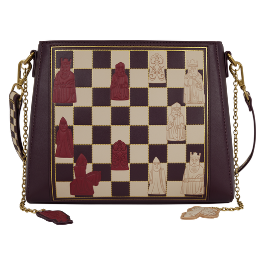 Harry Potter Wizard Chess Crossbody Bag with Playable Pieces