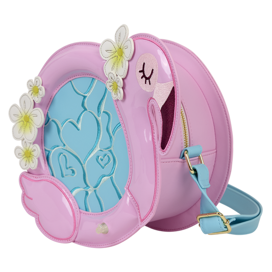 Flamingo Pool Float Figural Crossbody Bag with Coin Bag - alternate view 2