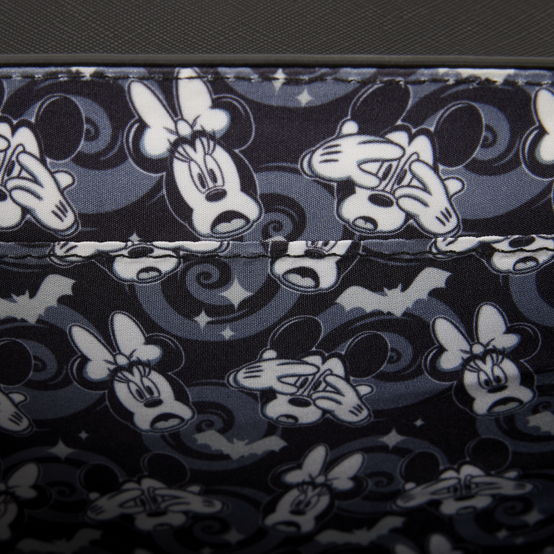 Loungefly Disney Mickey & Minnie Spiderweb & Bats Crossbody Bag