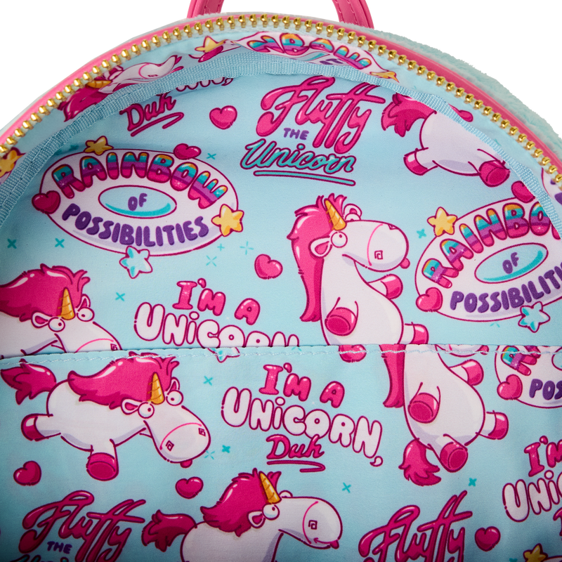 Minions Fluffy Unicorn Exclusive Costume Plush Mini Backpack