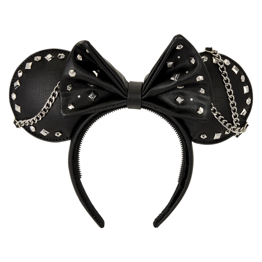 Minnie Mouse Studs and Chains Ear Headband