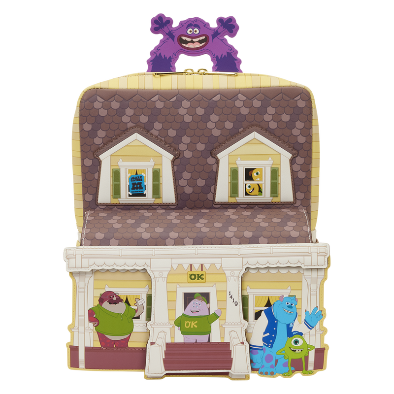 monsters inc mini backpack Loungefly: Monsters University Oozma Kappa House Figural Mini Backpack