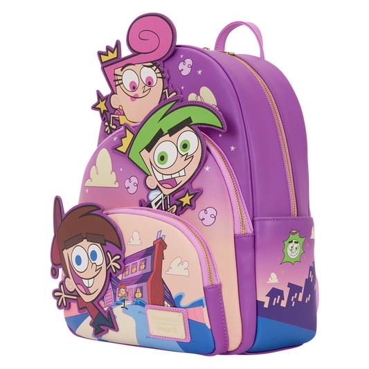 Fairly OddParents Triple Pocket Glow Midi Backpack