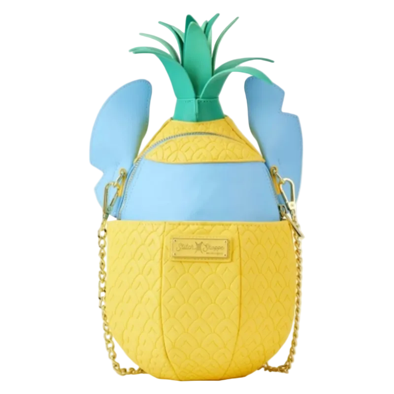 Loungefly Disney Stitch Shoppe Lilo and Stitch Pineapple Crossbody Bag
