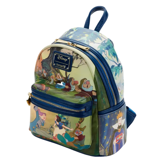 Backpack with Disney character design on a white background