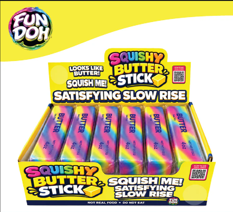 Fun Doh Slow Rise Rainbow Butter Squishy