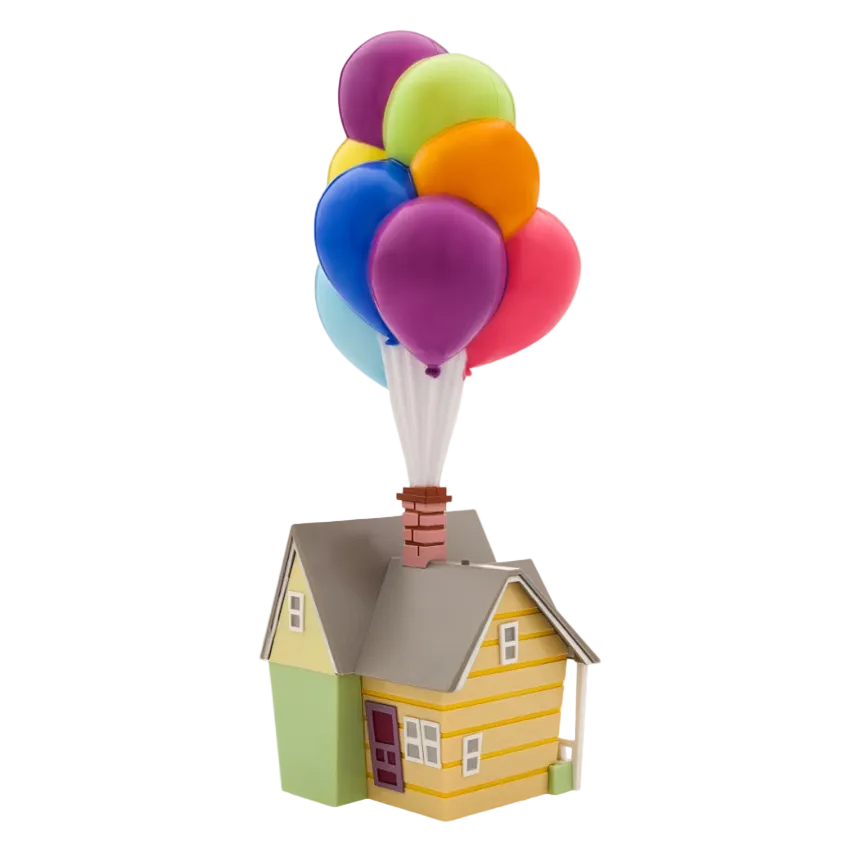 Up House with Balloons Statue