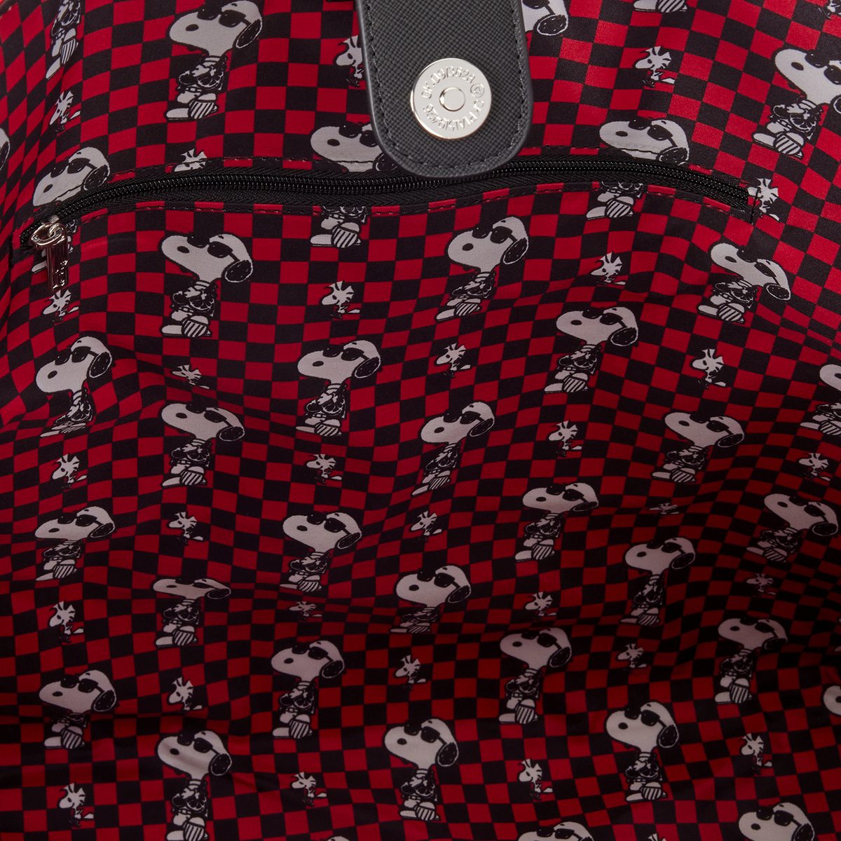 Snoopy Grunge Tote interior