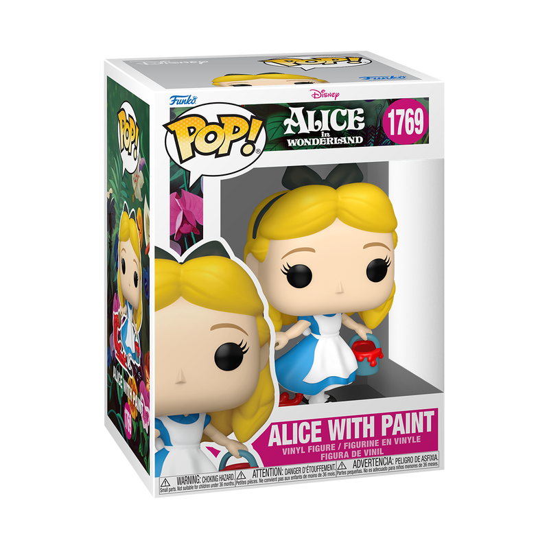 Disney Alice in Wonderland Alice with Paint Funko Pop! Vinyl Figure #1769