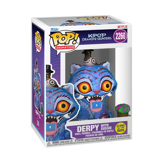 KPop Demon Hunters Derpy with Sussie & Plant Glow-in-the-Dark Vinyl Figure #2260 - alternate view 2
