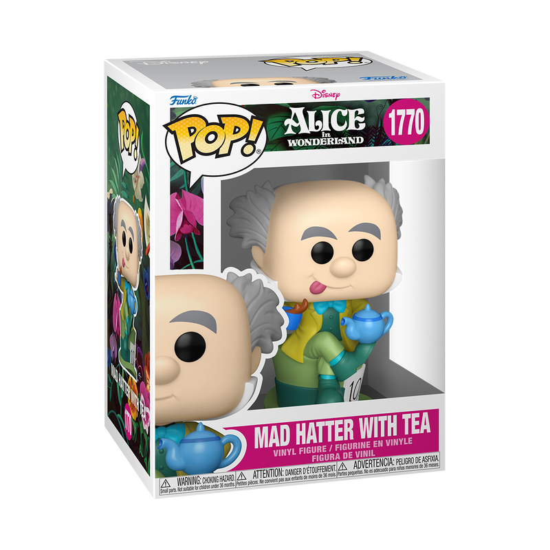 Mad Hatter with Tea Funko Pop! Vinyl Figure #1770 Disney Alice in Wonderland
