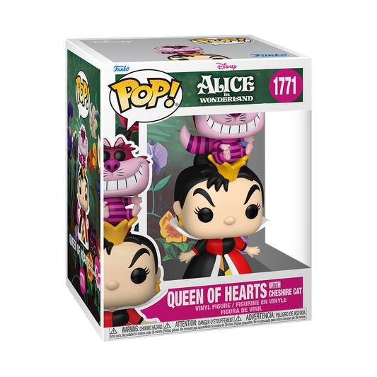 Alice in Wonderland Queen of Hearts with Cheshire Cat Premium Vinyl Figure #1771 - alternate view 2
